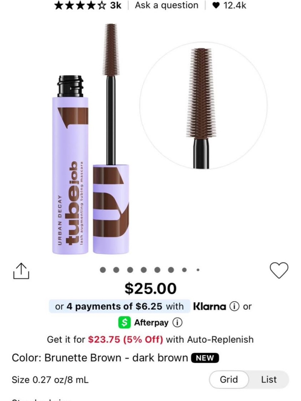 Urban Decay Tubelash Mascara — Brunette Brown